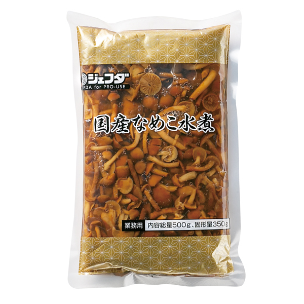 国産なめこ水煮500g