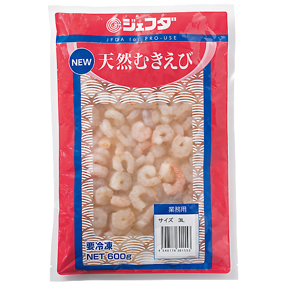 NEW天然むきえび3L(NET600g)