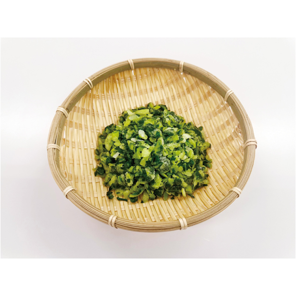 そのままOK！刻みチンゲン菜｜オリジナル商品｜株式会社ジェフダ（JFDA）